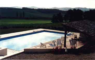 Piscine et campagne